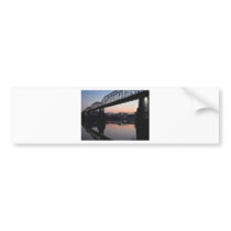 Sunset Bridge Bumper Stickers