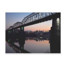Sunset Bridge Postcard