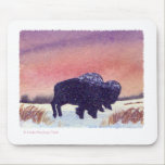 Sunset Buffalo mousepad