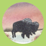 Sunset Buffalo Sticker