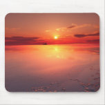 sunset: burning ice mouse mats