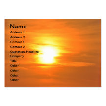 Sunset Business Card