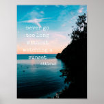 Sunset by Atticus Poster
