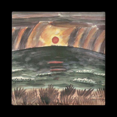 Sunset by Walter Gramatte Fridge Magnets