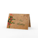 Sunset Calla Lilies Wedding Invitation cards