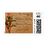Sunset Calla Lily Wedding postage