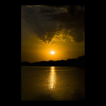 Sunset canvas print posters