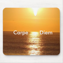 Sunset, Carpe Diem - Customized mousepads