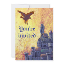 Sunset Castle Party Invite