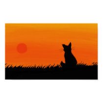 Sunset cat poster posters by WarriorCatz300 Sunset cat poster posters