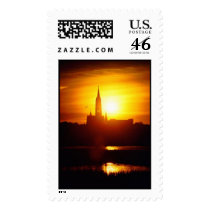 Sunset Church postage by cmiper Sunset Church postage