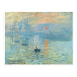 Sunset - Claude Monet Post Card