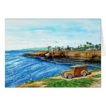 SUNSET CLIFFS GREETING CARD
