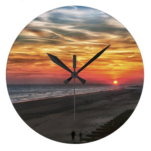 Sunset Clock Zazzle