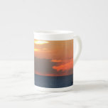 Sunset Clouds and Sailboat China Mug Porcelain Mug