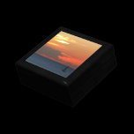 Sunset Clouds and Sailboat Gift Box