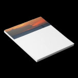 Sunset Clouds and Sailboat Notepad