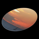 Sunset Clouds and Sailboat Plate