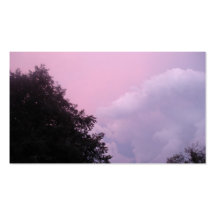Sunset Clouds Business Card