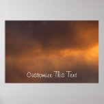 Sunset Clouds; Customizable Posters