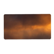 Sunset Clouds Personalized Shipping Label