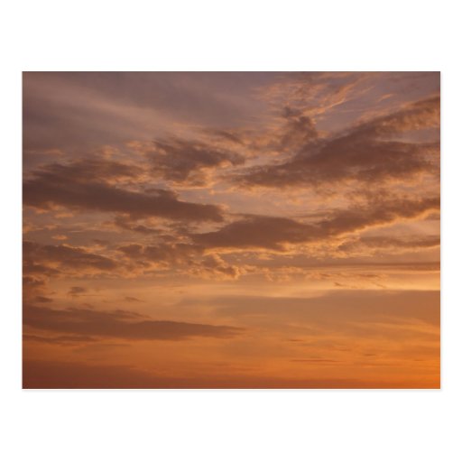 Sunset Clouds Postcard