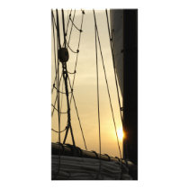 Sunset Cruise Customized Photo Card
