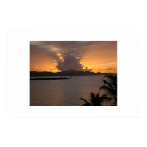 SUNSET CRUZ BAY posters by davisgang4 SUNSET CRUZ BAY posters