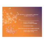 Sunset Dandelions Wedding Response Card (4.25x5.6) Post Cards