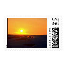 Sunset, Devon Island Postage Stamps