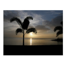 Sunset Dominica Nature Isle Post Cards