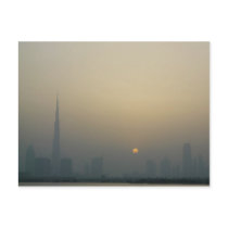 Sunset, Dubai postcards