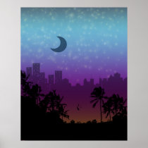 Sunset Fantasy Poster