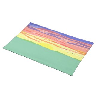 Sunset Field Place Mats