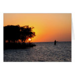 sunset fishing cards