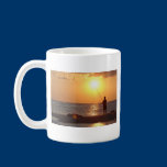 Sunset Fishing in Cape May mug mugs