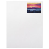 Sunset Florence Italy Personalized Letterhead