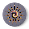 Sunset Flower Pin buttons