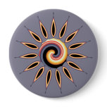 Sunset Flower Pin buttons
