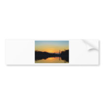 Sunset from Capitol Hill. Bumper Sticker