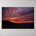 Sunset from Mount Herzl Print