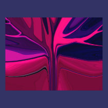 Sunset Garden Abstract Poster posters