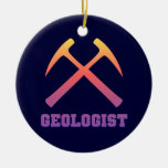 Sunset Geologist Ornament