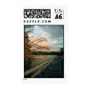 Sunset Glow on Pier postage stamps