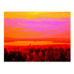 Sunset glow post cards
