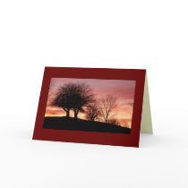 Sunset Greeting Card-Blank