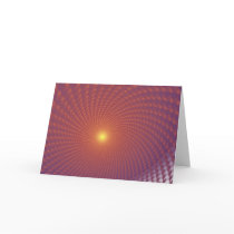 Sunset Greetings Card