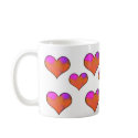 sunset heart mug by lissame73 sunset heart mug