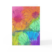 Sunset Hill Flowers Birthday Card