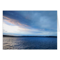 Sunset, Hood Canal Card cards
